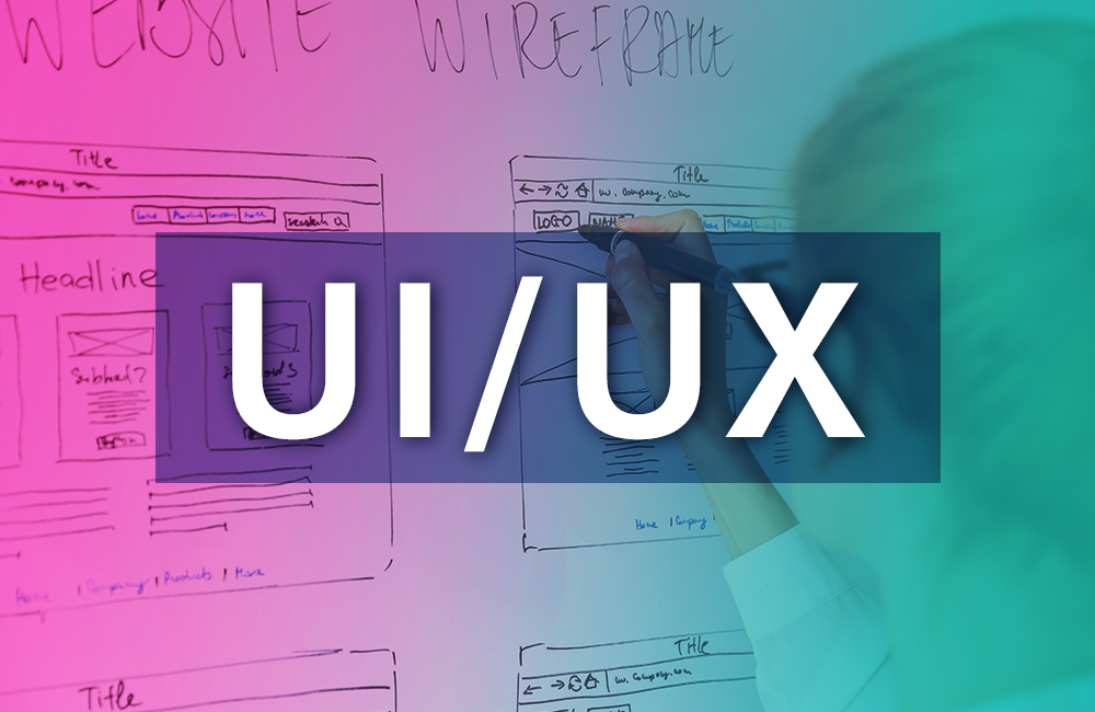 UI/UX concept header graphic
